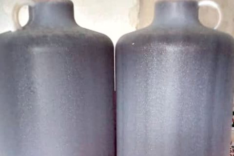 Natural bee honey 5 liter container