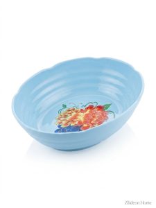 Vintage Floral Salad Mixing Bowl